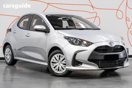 Silver 2023 Toyota Yaris Hatchback Ascent Sport