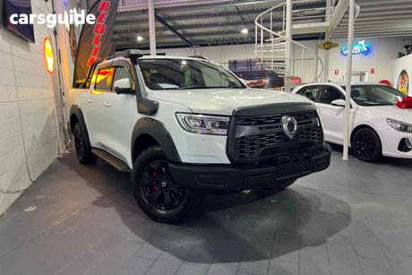 White 2023 GWM UTE Dual Cab Utility Cannon-Xsr (4X4)