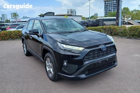 Black 2023 Toyota RAV4 Wagon Gx (Awd) Hybrid
