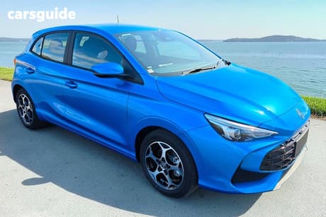 Blue 2026 MG MG3 Hatchback Excite Hybrid+
