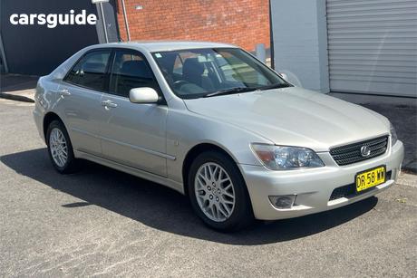 Silver 2003 Lexus IS200 Sedan