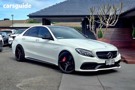 White 2017 Mercedes-Benz C63 Sedan S