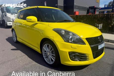 Yellow 2016 Suzuki Swift Hatchback Sport Navigator
