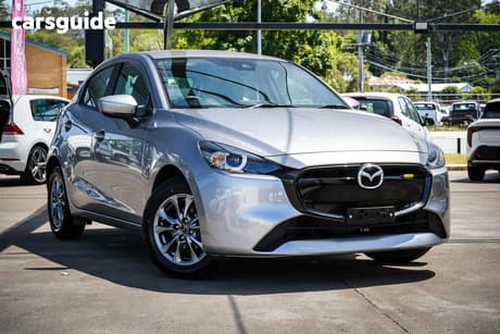 Silver 2024 Mazda 2 Hatchback G15 Pure