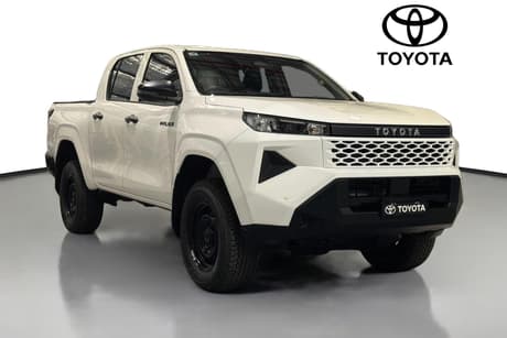 White 2025 Toyota Hilux Double Cab Pick Up Workmate (4X4)