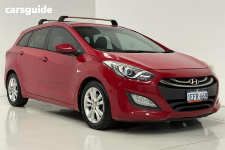 Red 2013 Hyundai I30 Wagon Tourer Active 1.6 Crdi