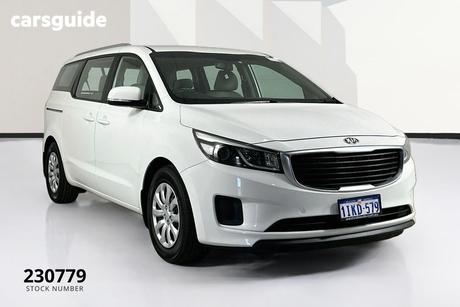 White 2017 Kia Carnival Wagon S