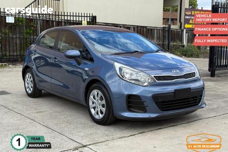 Blue 2016 Kia RIO Hatchback S