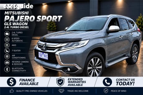 Grey 2018 Mitsubishi Pajero Sport Wagon Gls (4X4) 7 Seat