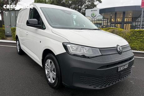 White 2026 Volkswagen Caddy 5 Van Cargo Tdi320