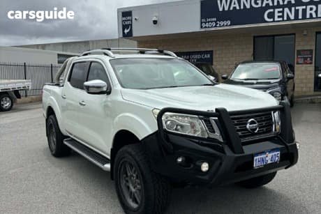 White 2015 Nissan Navara Dual Cab Utility St-X (4X4)