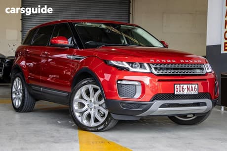 Red 2016 Land Rover Range Rover Evoque Wagon Td4 150 Pure