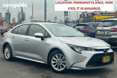 Silver 2022 Toyota Corolla Sedan Ascent Sport Hybrid