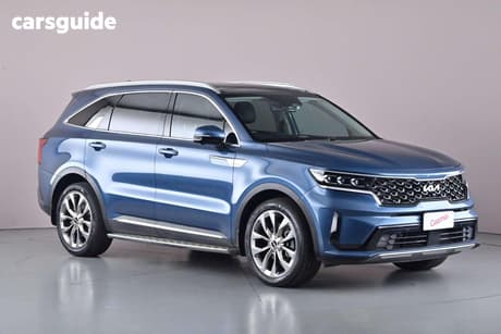 Blue 2022 Kia Sorento Wagon Gt-Line 7 Seat
