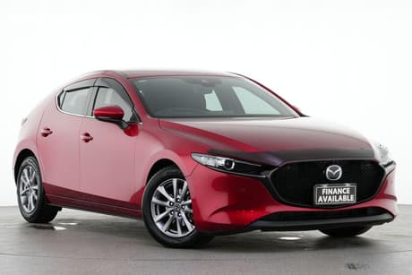 Red 2019 Mazda 3 Hatchback G20 Pure