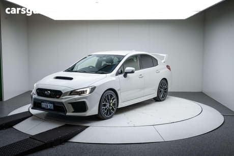 White 2018 Subaru WRX Sedan Sti