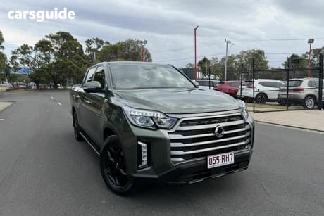 Green 2023 Ssangyong Musso XLV Crew Cab Pickup Ultimate