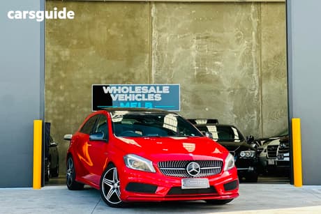 Red 2014 Mercedes-Benz A250 Hatchback Sport