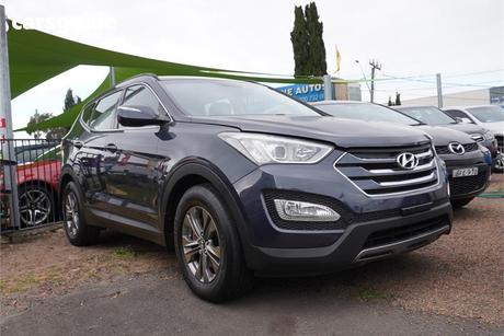 Grey 2012 Hyundai Santa FE Wagon Active Crdi (4X4)
