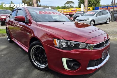 Red 2016 Mitsubishi Lancer Sedan Es Sport