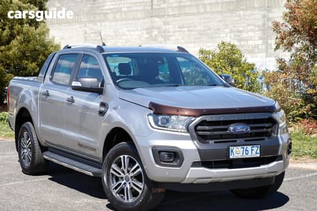 Silver 2022 Ford Ranger Double Cab Pick Up Wildtrak 3.2 (4X4)
