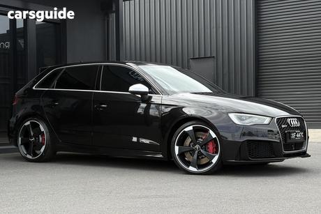 Black 2016 Audi RS3 Hatchback Sportback Quattro