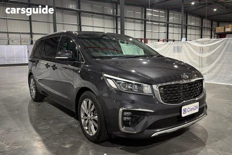 Grey 2020 Kia Carnival Wagon Platinum