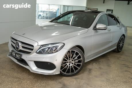 Silver 2017 Mercedes-Benz C200 Sedan