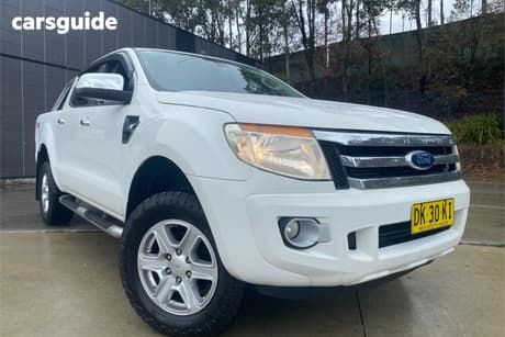White 2015 Ford Ranger Dual Cab Utility Xlt 3.2 (4X4)