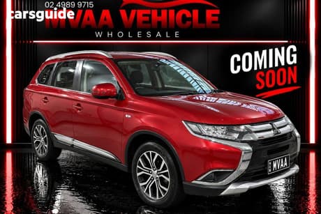 Red 2018 Mitsubishi Outlander Wagon Es 7 Seat (2Wd)