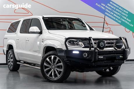 White 2021 Volkswagen Amarok Dual Cab Utility Tdi580 Aventura 4Motion