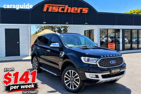 Blue 2021 Ford Everest Wagon Titanium (4Wd)