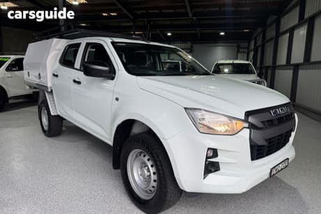 White 2021 Isuzu D-MAX Ute Tray SX (4X2) HIGH-RIDE RG MY22