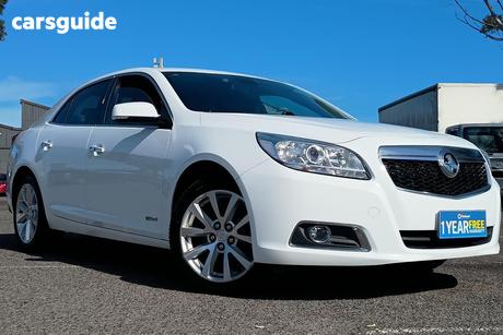 White 2014 Holden Malibu Sedan Cdx