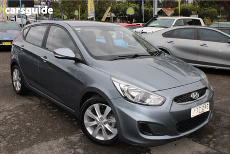 Silver 2018 Hyundai Accent Hatchback Sport