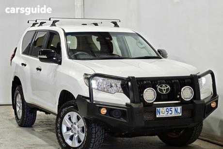 White 2018 Toyota Landcruiser Prado Wagon Gx (4X4)
