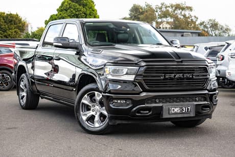 Black 2023 RAM 1500 Crew Cab Utility Laramie