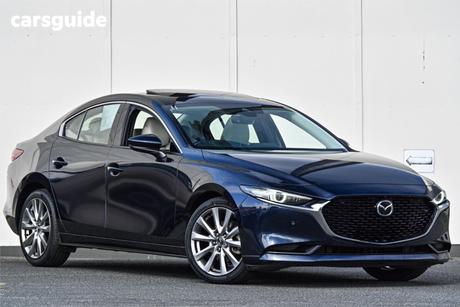 Blue 2019 Mazda 3 Sedan G25 Astina