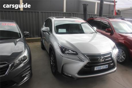 Silver 2015 Lexus NX200T Wagon Luxury (Awd)