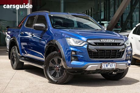 Blue 2022 Isuzu D-MAX Crew Cab Utility X-Terrain (4X4)
