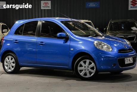Blue 2011 Nissan Micra Hatchback Ti