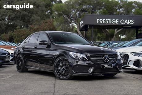 Black 2017 Mercedes-Benz C43 Sedan 43