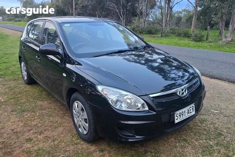 Black 2009 Hyundai I30 Hatchback Sx