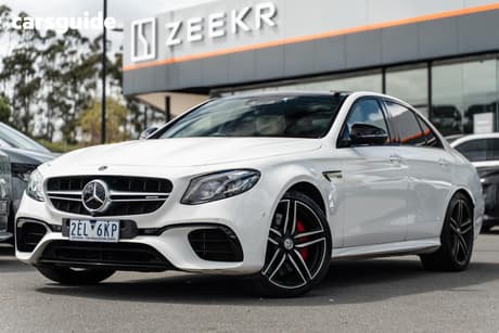 White 2018 Mercedes-Benz E63 Saloon S 4Matic+