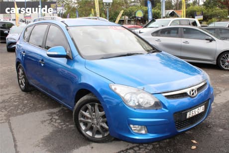 Blue 2010 Hyundai I30 Wagon Cw Trophy