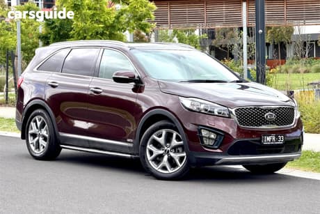 Red 2015 Kia Sorento Wagon Platinum (4X4)