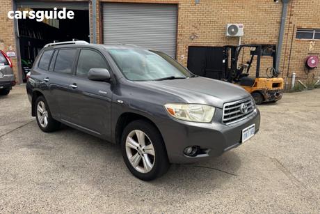 Grey 2009 Toyota Kluger Wagon Grande (4X4)