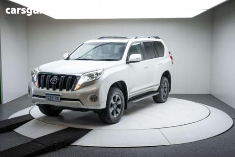 White 2015 Toyota Landcruiser Prado Wagon Altitude (4X4)