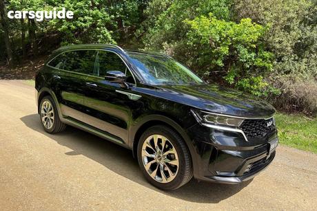 Black 2022 Kia Sorento Wagon Gt-Line 7 Seat