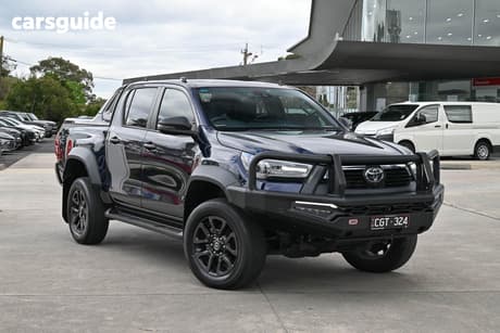 Blue 2022 Toyota Hilux Double Cab Pick Up Rogue (4X4)
